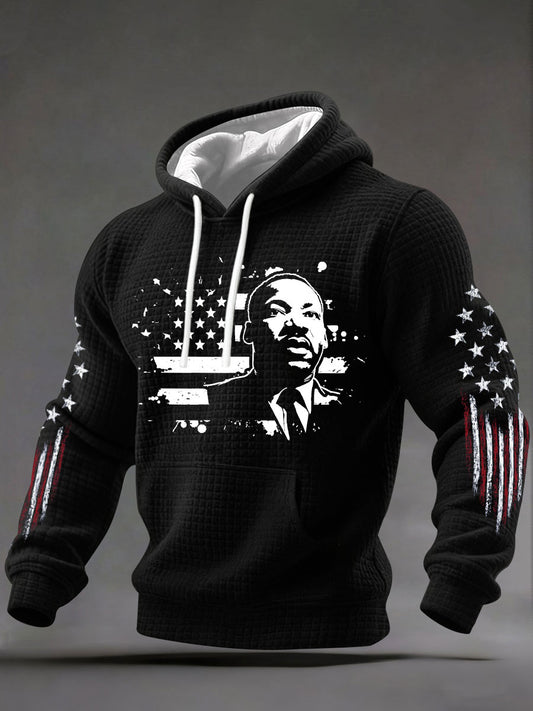 Men's MLK Day Waffle Hoodie