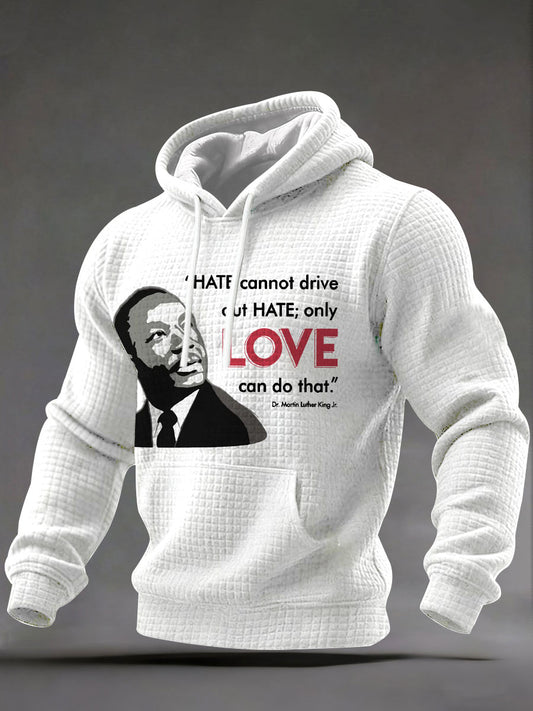Men's MLK Day Waffle Hoodie
