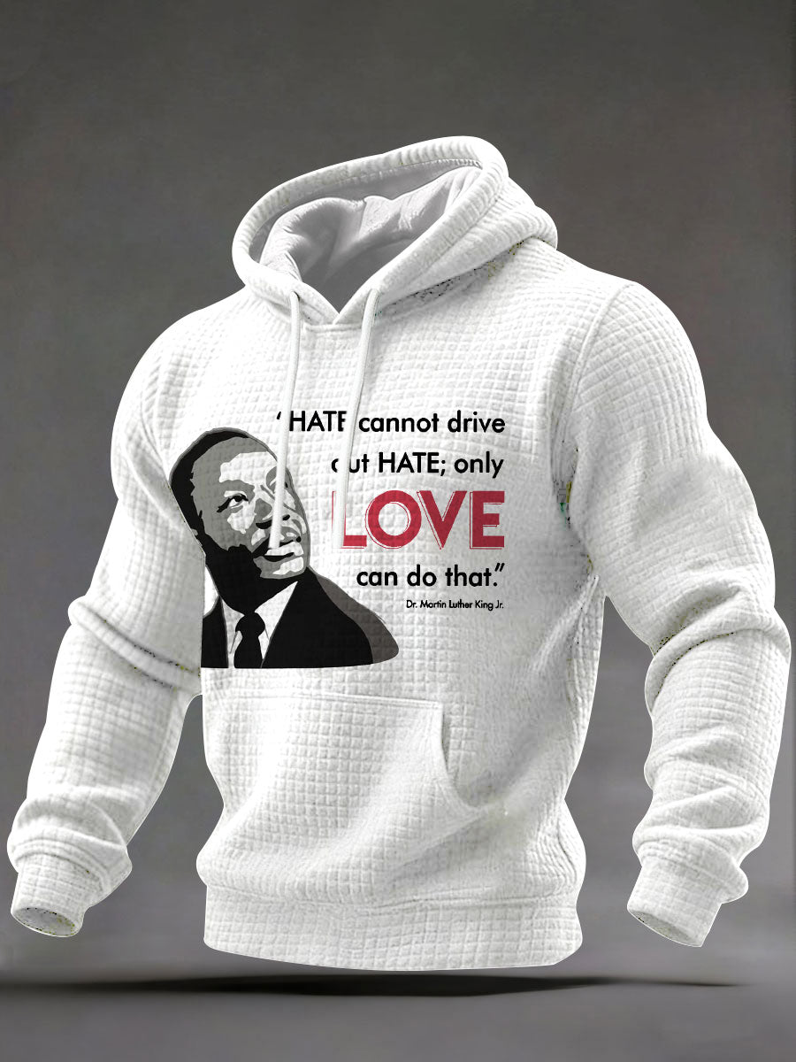 Men's MLK Day Waffle Hoodie