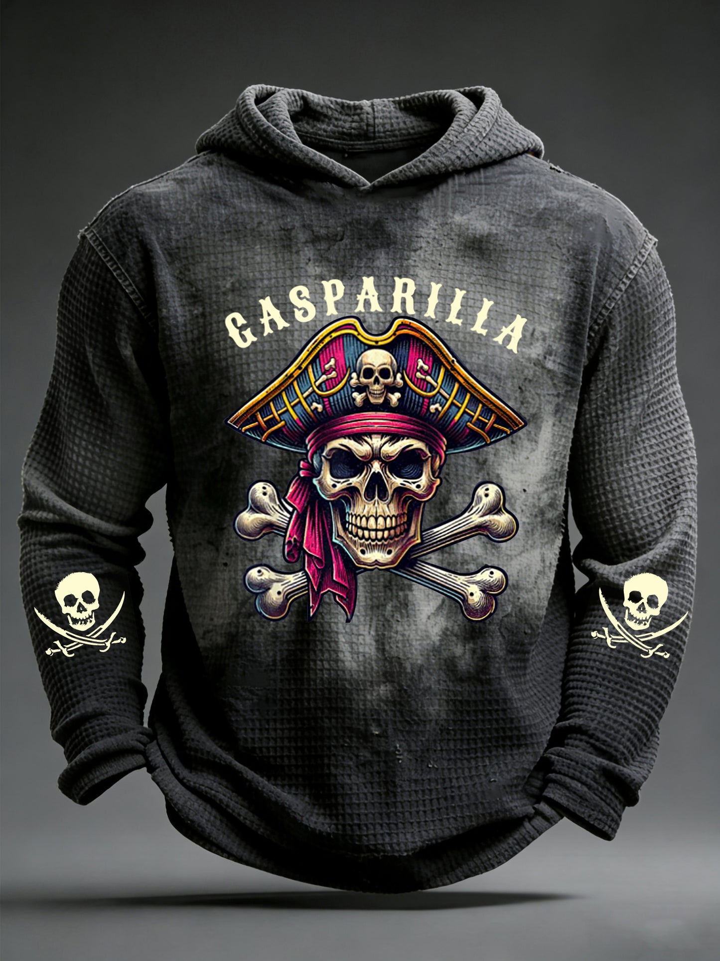 Men's Gasparilla Pirate Festival Printed Waffle Hoodie
