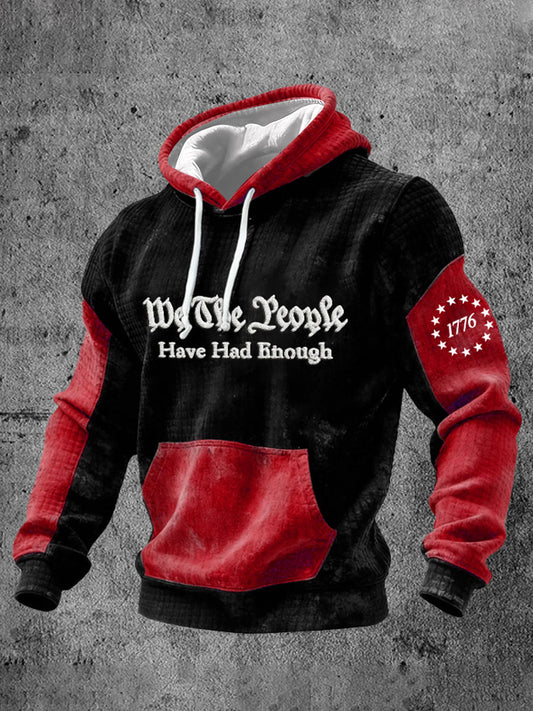 Men's Anniversary Print Casual Hoodie