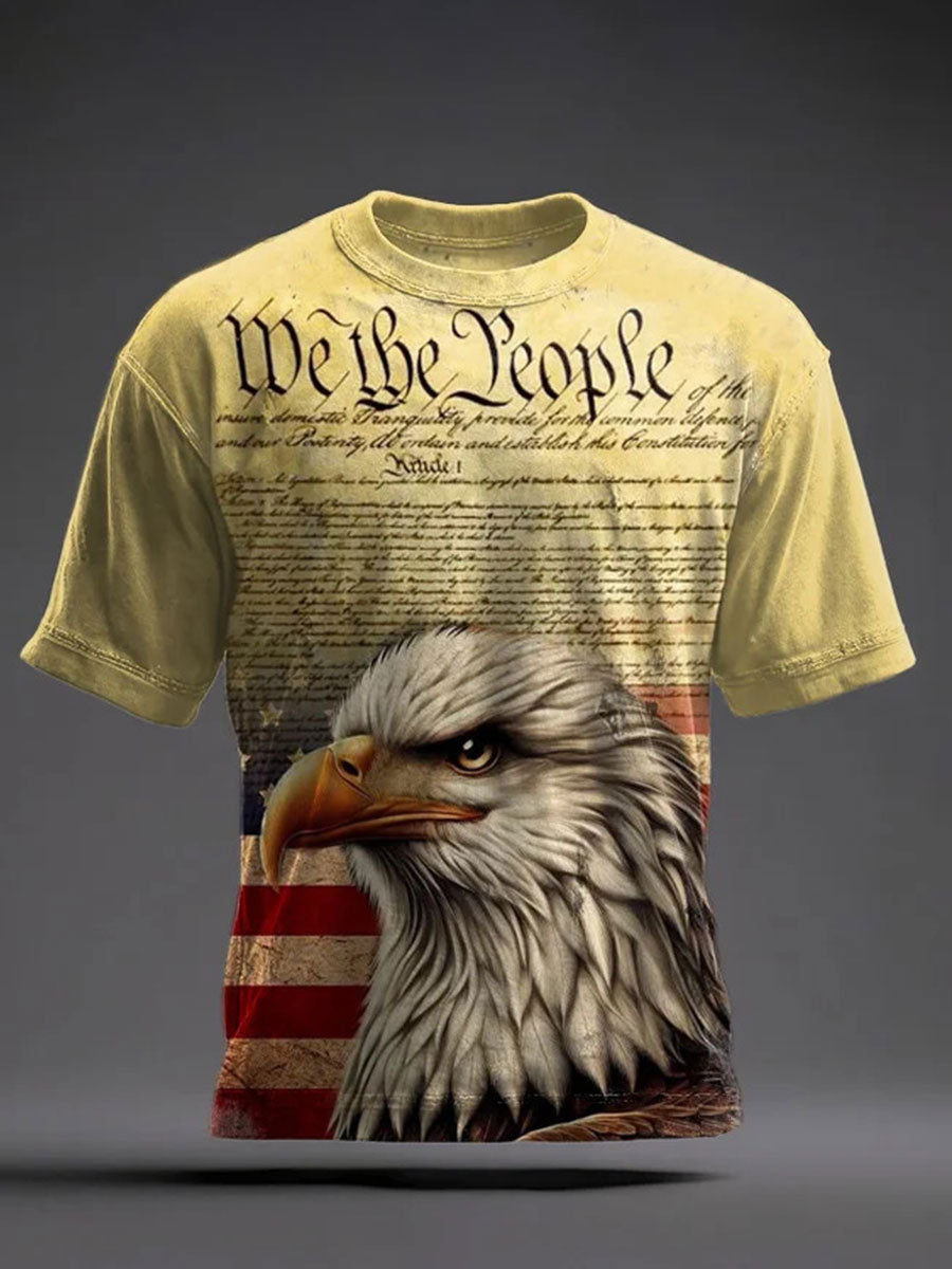 Men's Anniversary Printed Casual T-Shirt