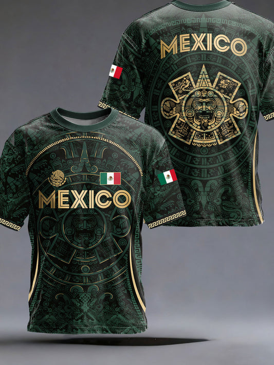 Men's Mexigo Print Short Sleeves T-shirt