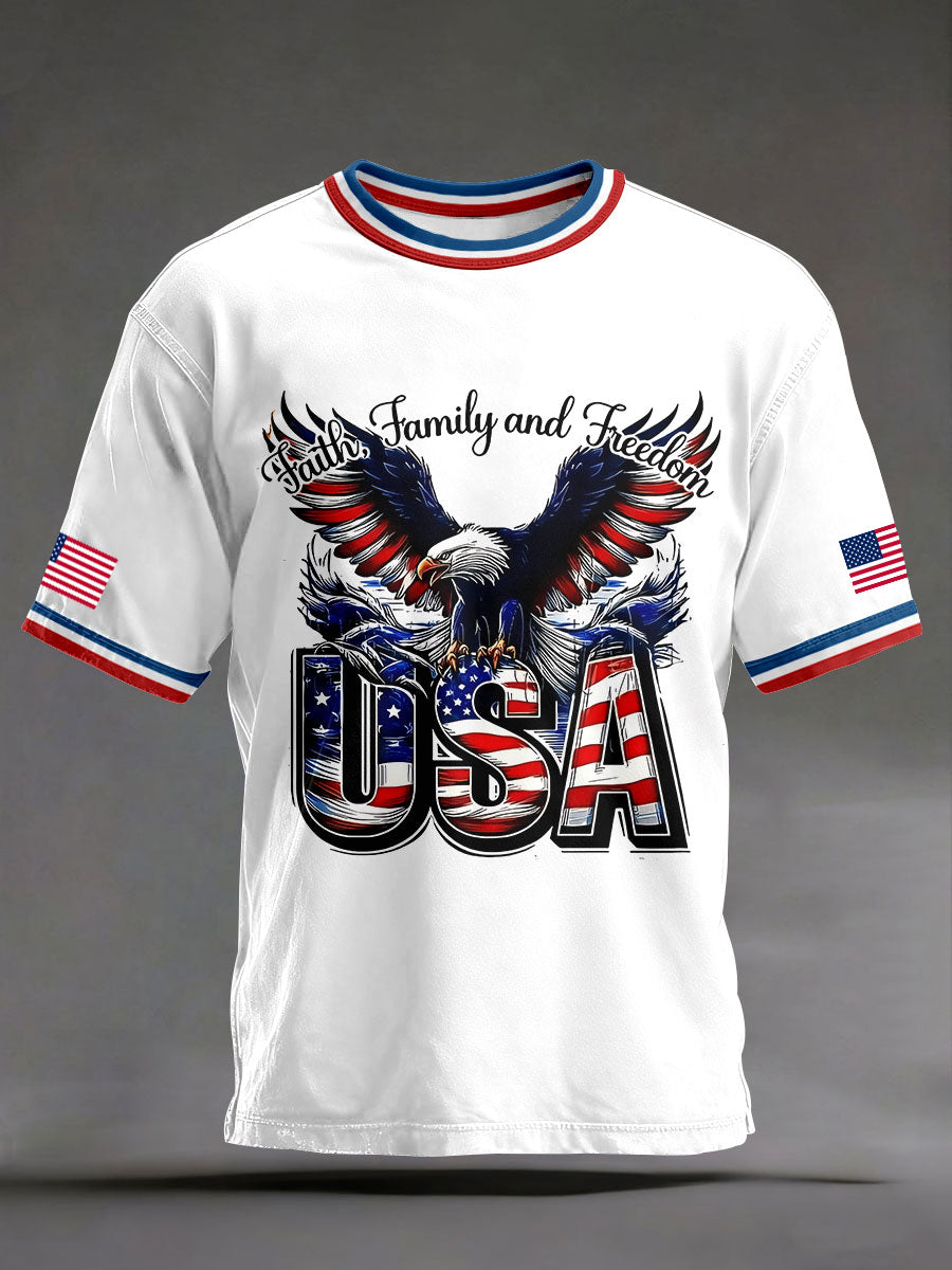 Men's Faith, Family, and Freedom T-shirts