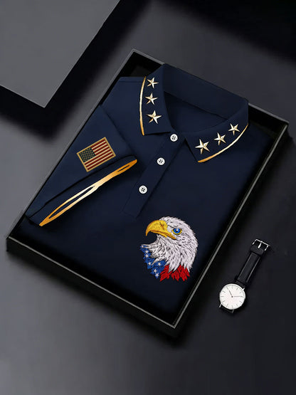 Men's Flag Eagle Tops