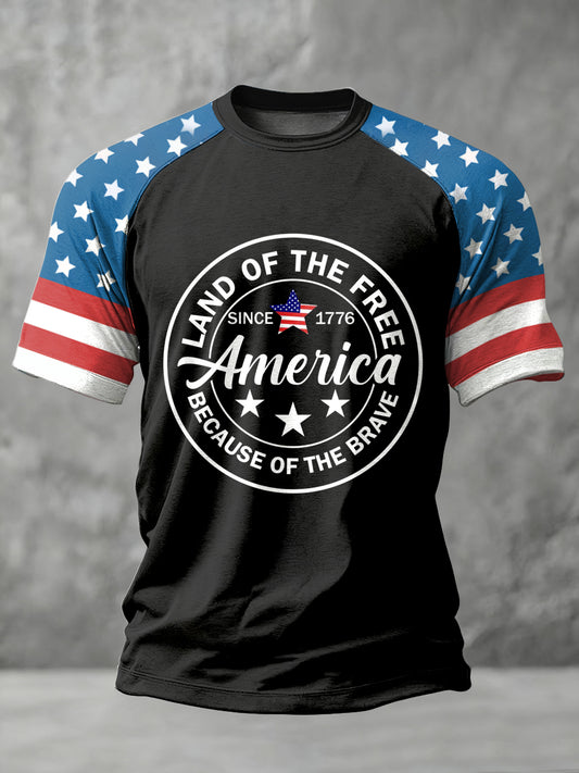 Men's Retro Anniversary Printed T-Shirt