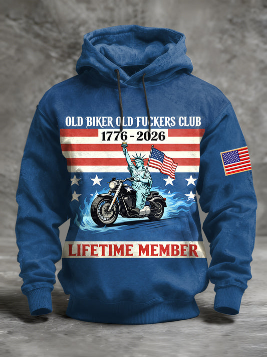 Men's Retro Anniversary Printed Sweatshirt