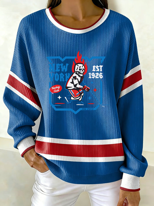 Women's Hockey Printed Sweatshirt