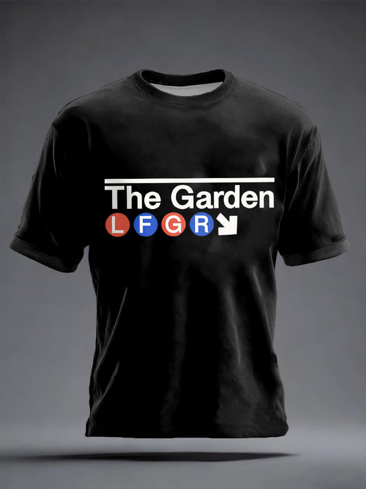 Men's New York Ice Hockey Print short sleeves t-shirt