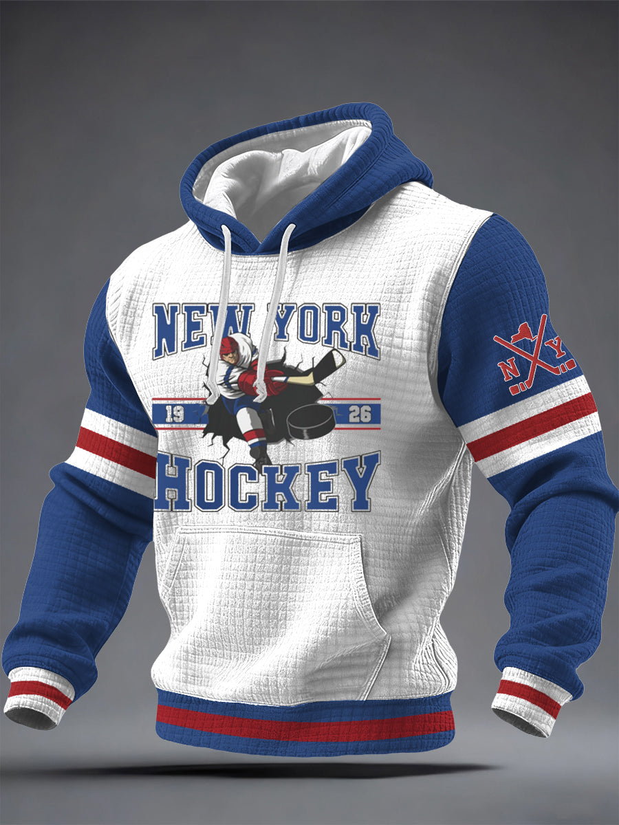 Men's Ice Hockey Printed Hoodie