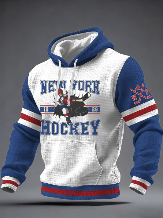 Men's Ice Hockey Printed Hoodie
