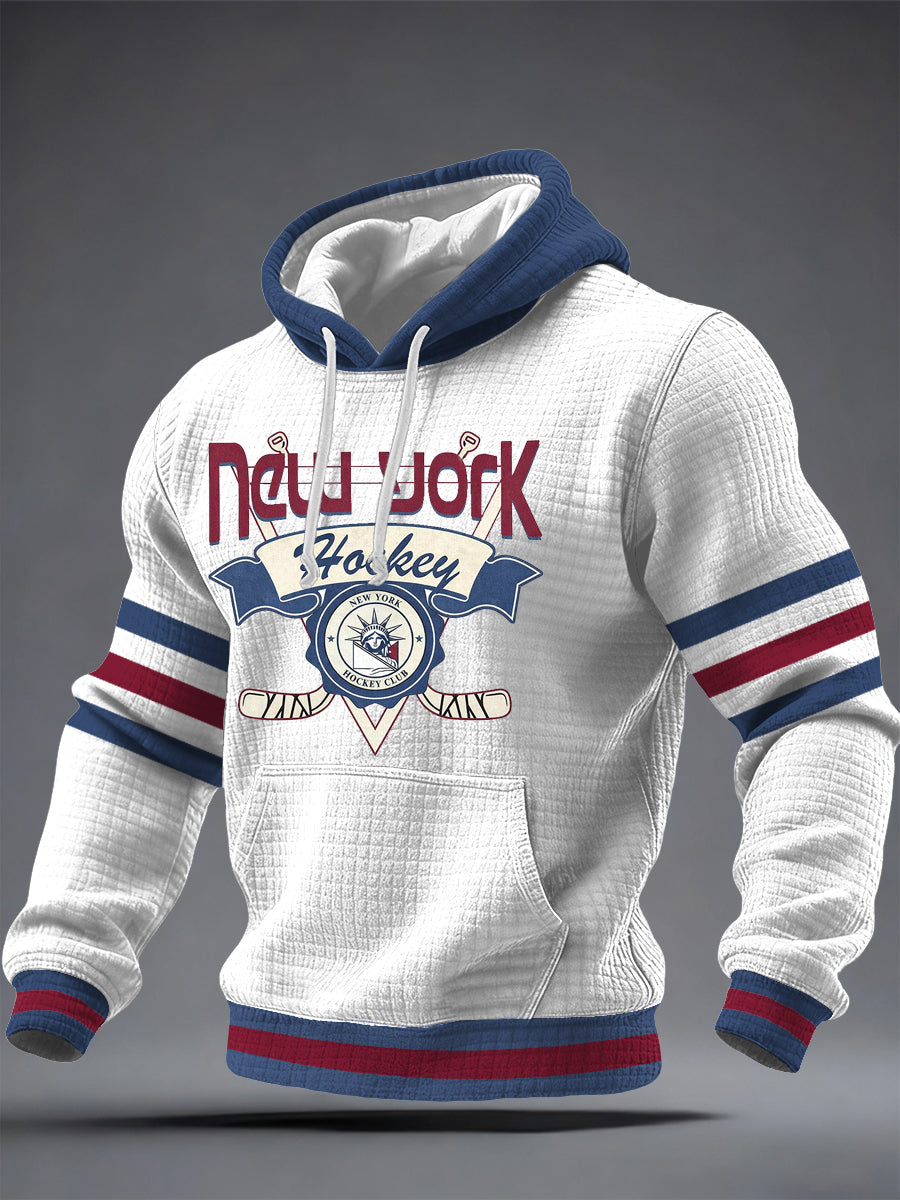 Men's Ice Hockey Printed Hoodie