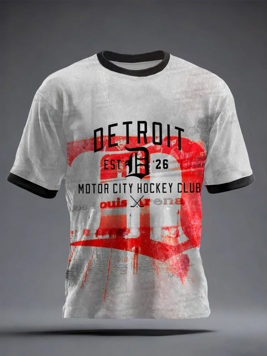 Men's Detroit Hockey Inspired T-shirt