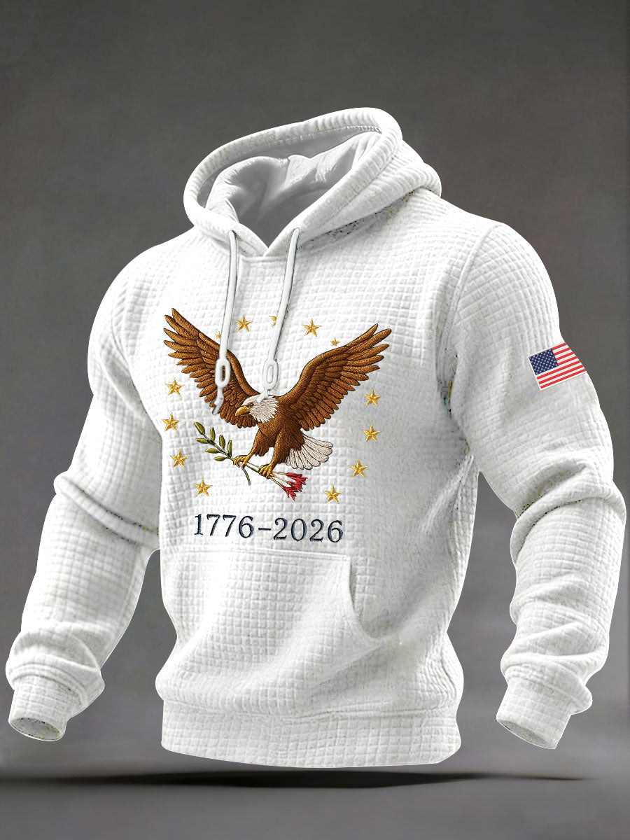 Men's United States Years Printed Casual Hoodie