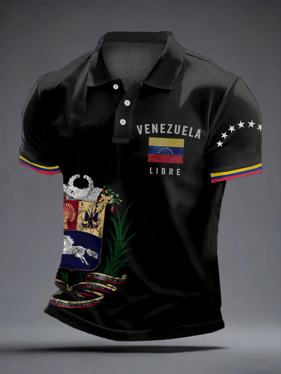 Men's Venezuela Libre Print Shirt