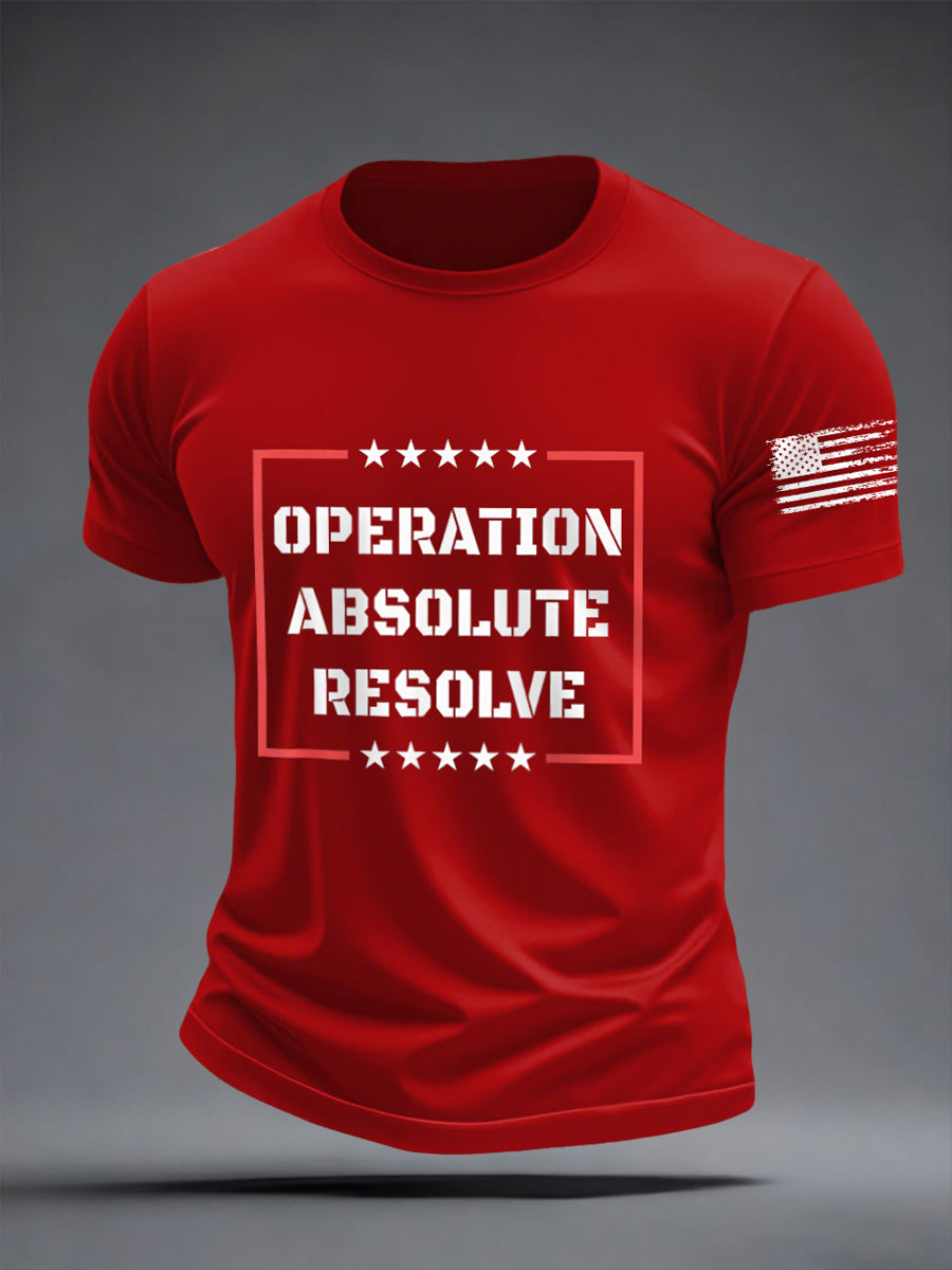 Men's Operation Absolute Resolve short-sleeved T-shirt