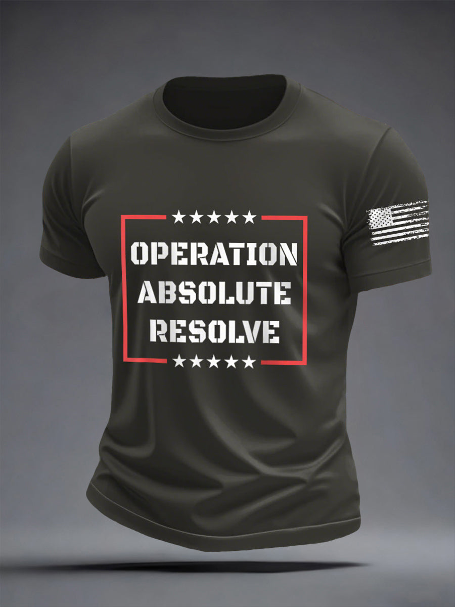 Men's Operation Absolute Resolve short-sleeved T-shirt
