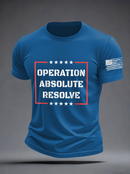 Men's Operation Absolute Resolve short-sleeved T-shirt