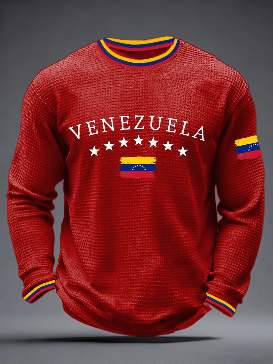 Men's Venezuelan Print Casual T-shirt