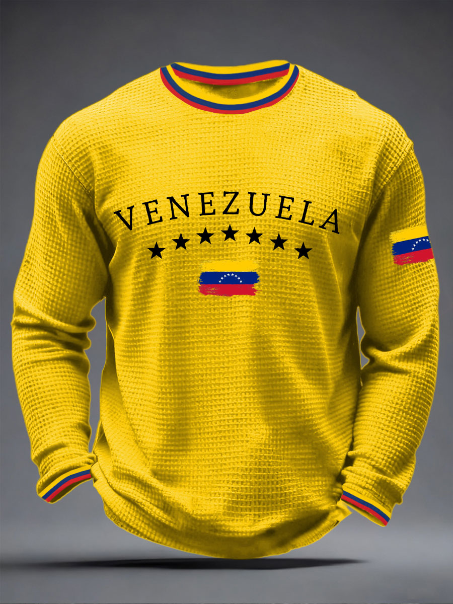 Men's Venezuelan Print Casual T-shirt
