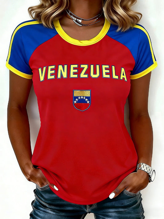 Women's Venezuelan Print T-Shirt