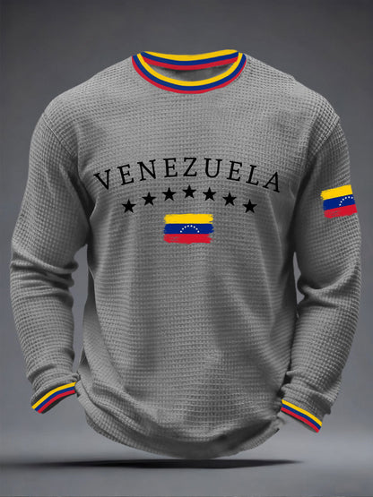 Men's Venezuelan Print Casual T-shirt