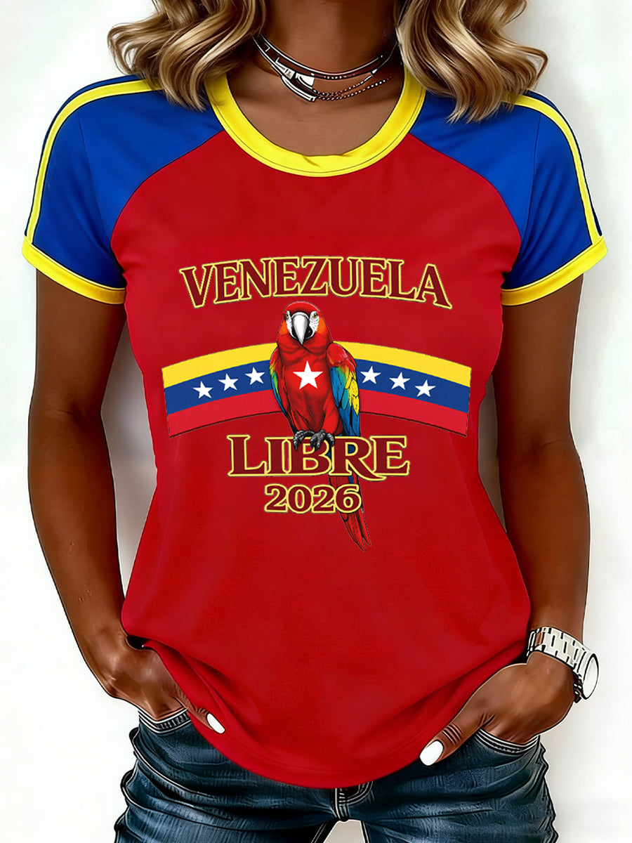 Women's Venezuelan Libre Print T-Shirt