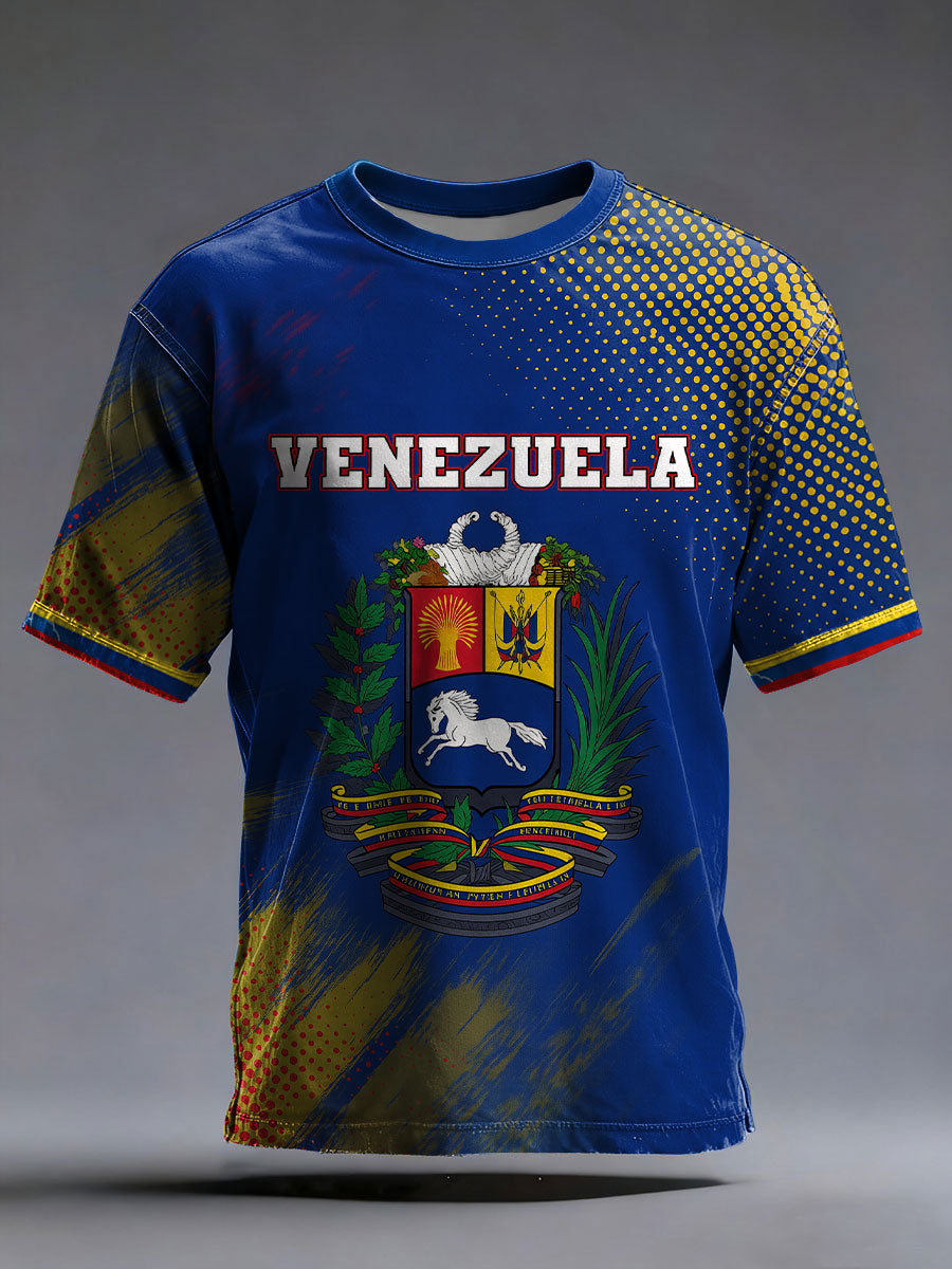 Men's Venezuelan Print Casual T-shirt