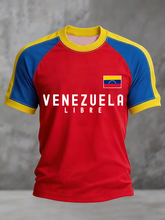 Men's Venezuelan Libre Print T-Shirt