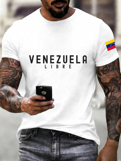 Men's Venezuela Libre Print T-Shirt