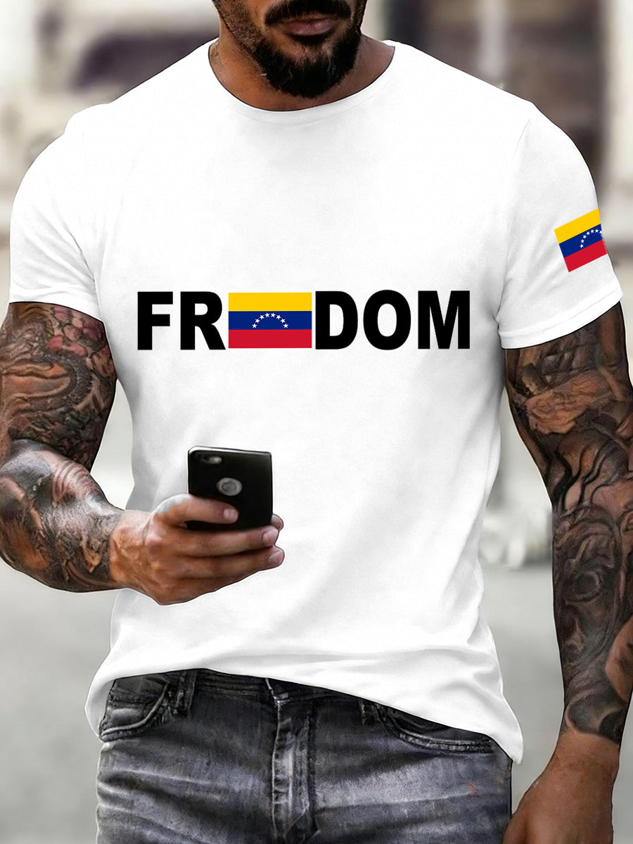 Men's Venezuelan Libre Print T-Shirt