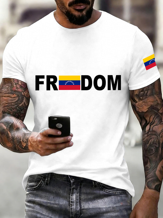 Men's Venezuelan Libre Print T-Shirt