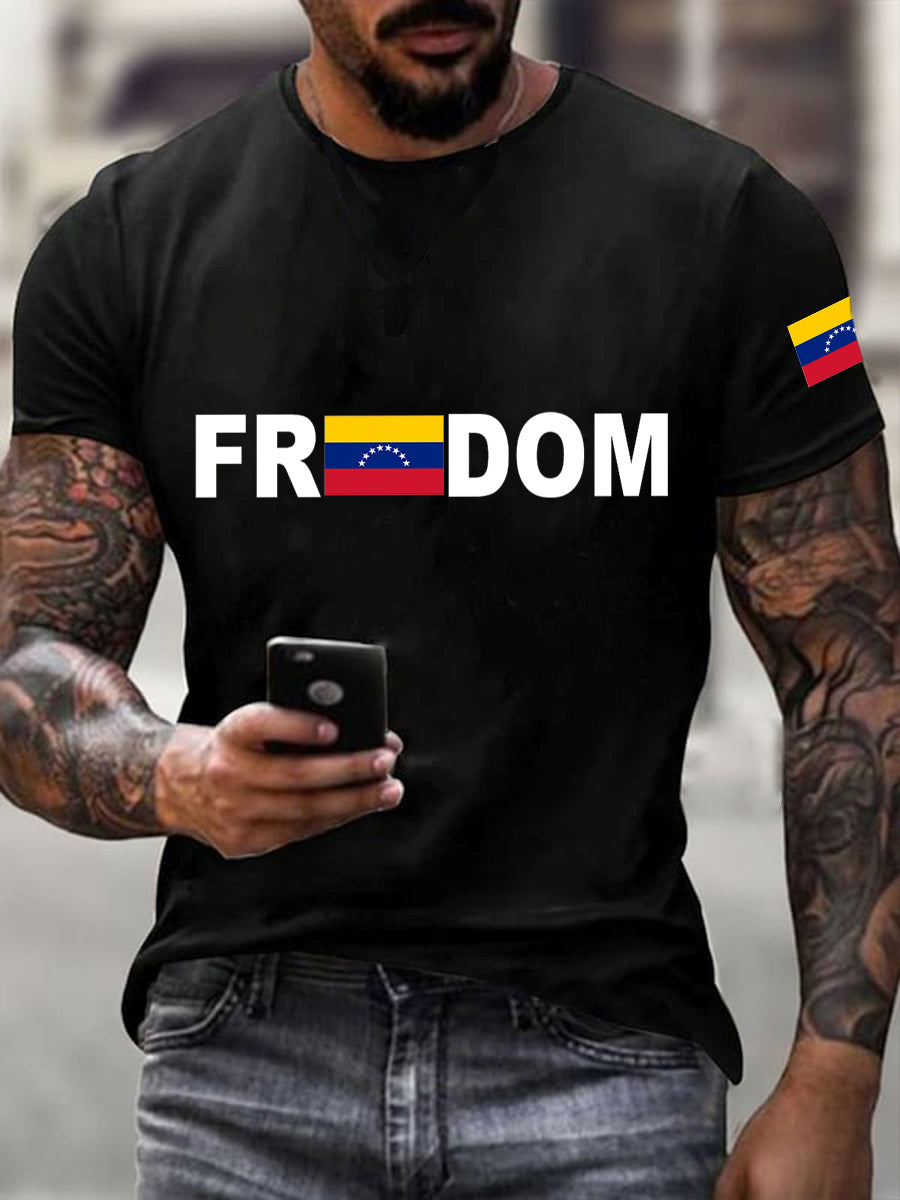 Men's Venezuelan Libre Print T-Shirt