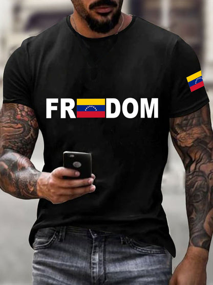 Men's Venezuelan Libre Print T-Shirt