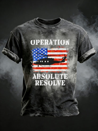 Men's Operation Absolute Resolve Printed T-shirt