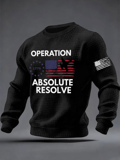 Men's Operation Absolute Resolve Printed Sweatshirt