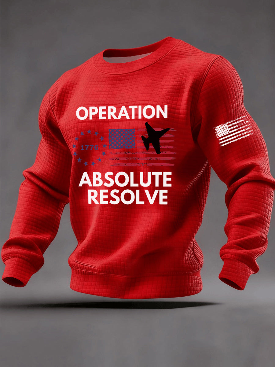 Men's Operation Absolute Resolve Printed Sweatshirt