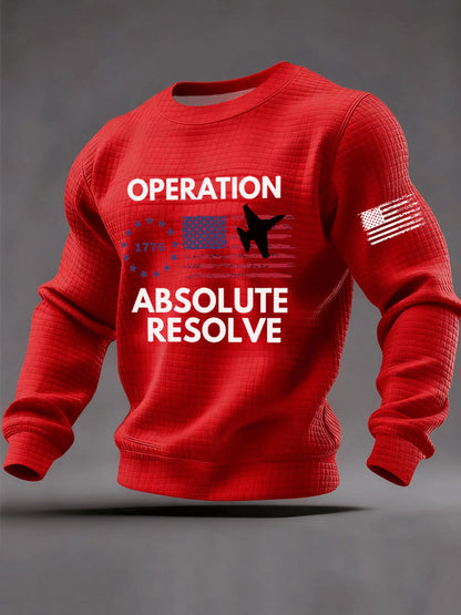 Men's Operation Absolute Resolve Printed Sweatshirt