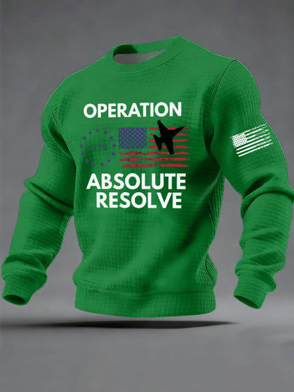 Men's Operation Absolute Resolve Printed Sweatshirt