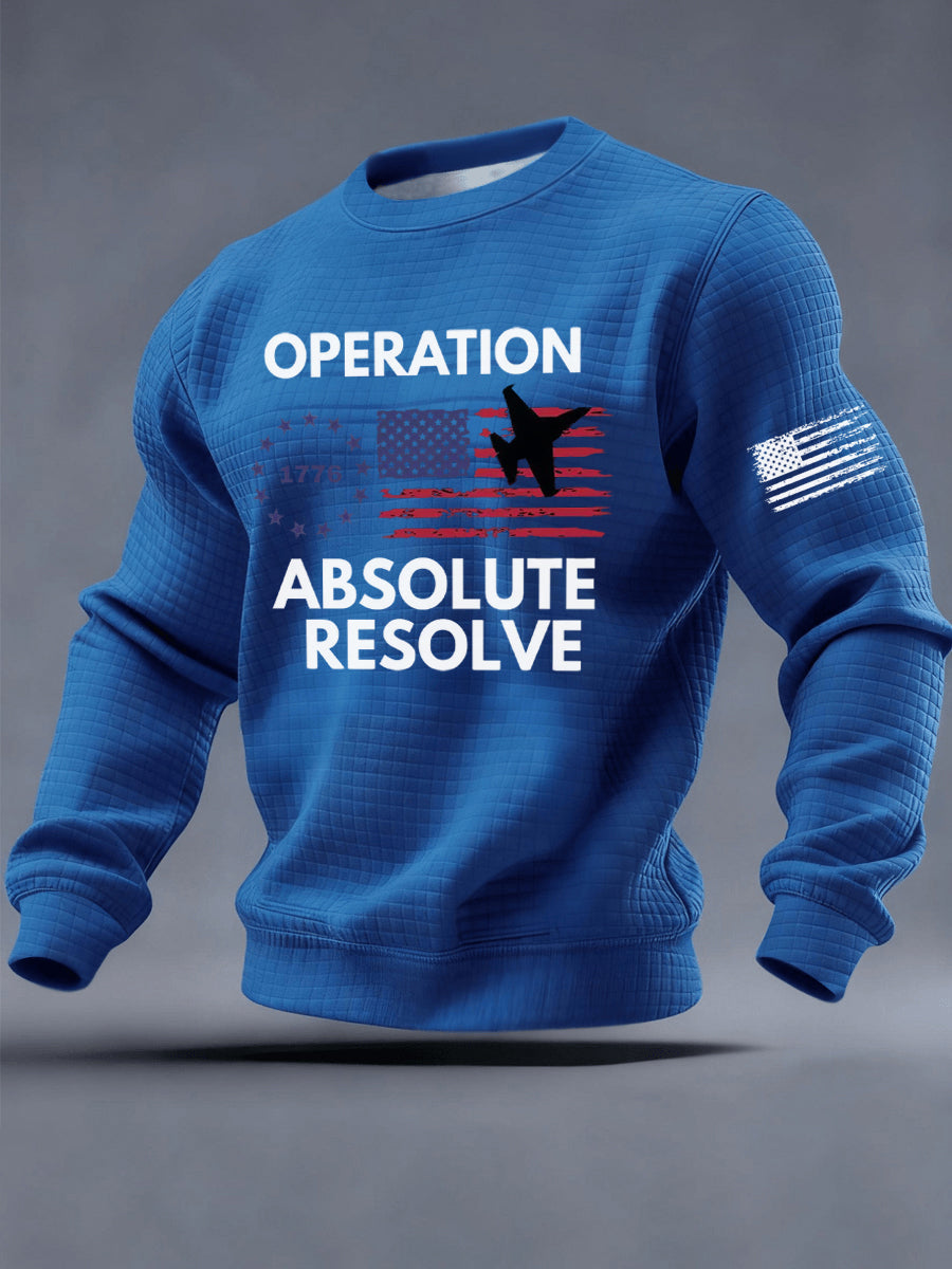 Men's Operation Absolute Resolve Printed Sweatshirt