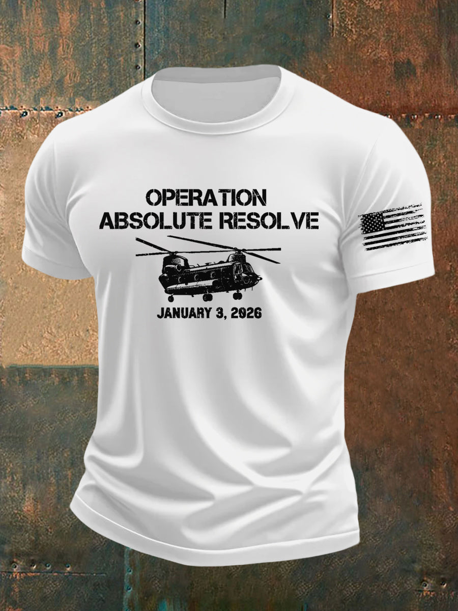 Men's Operation Absolute Resolve Printed T-shirt