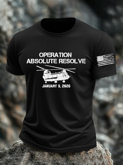 Men's Operation Absolute Resolve Printed T-shirt