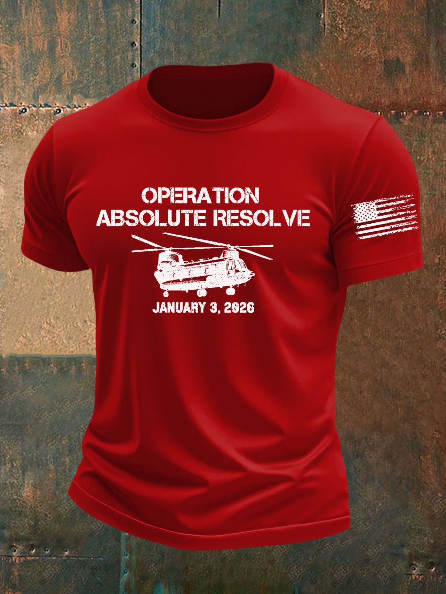 Men's Operation Absolute Resolve Printed T-shirt
