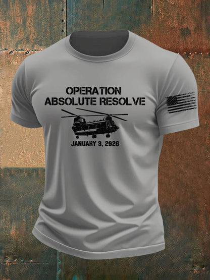 Men's Operation Absolute Resolve Printed T-shirt
