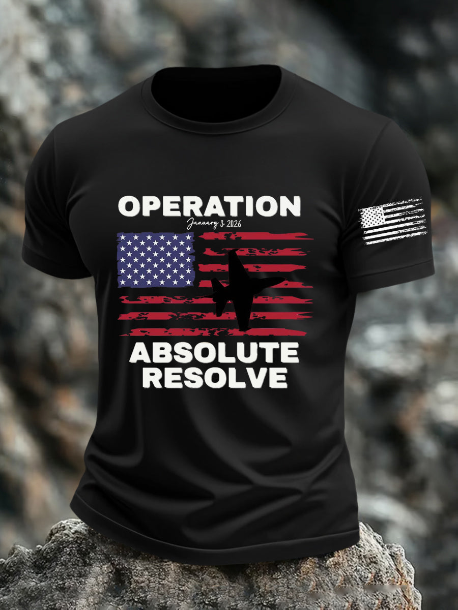 Men's Operation Absolute Resolve Printed T-shirt