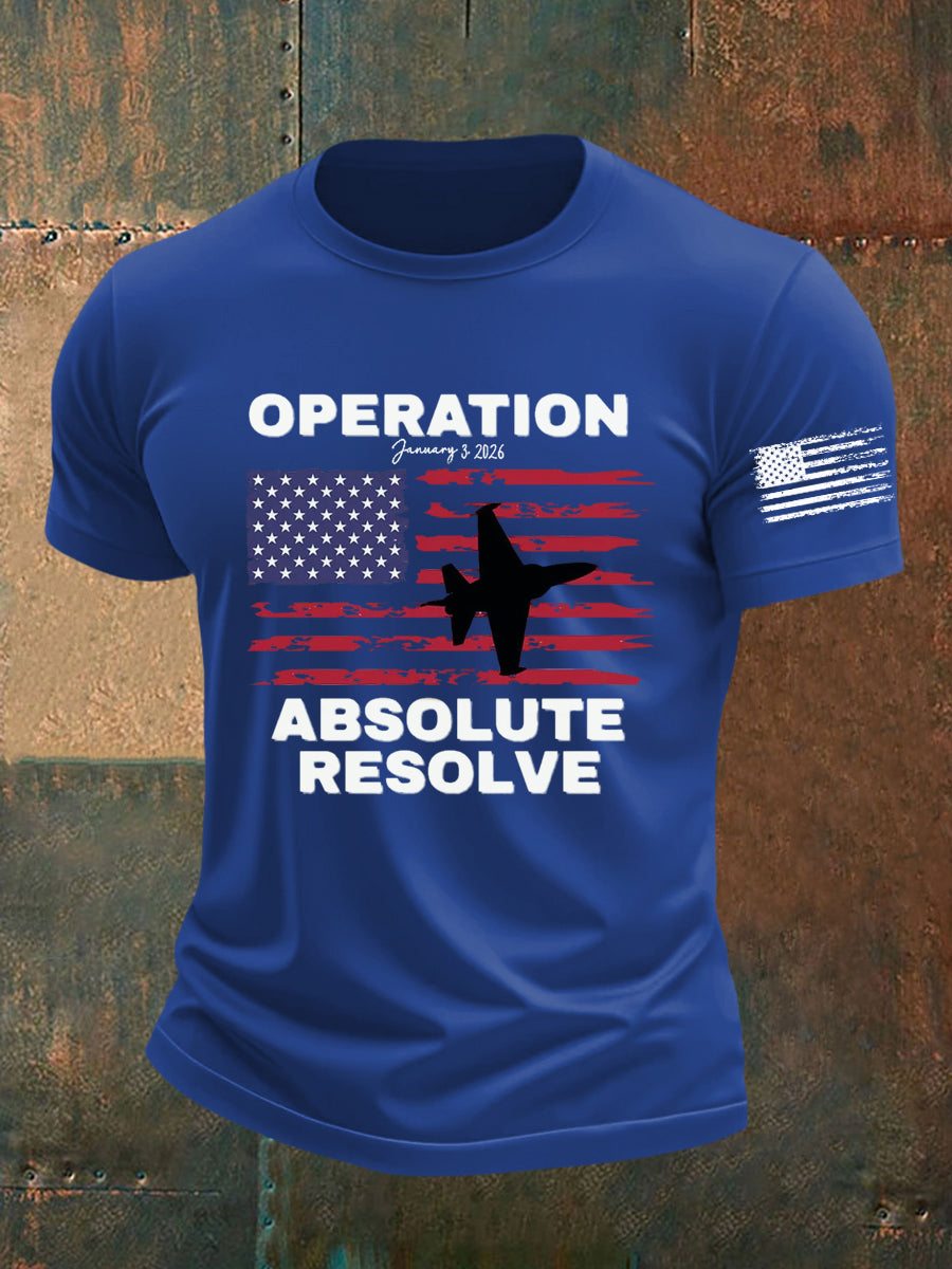 Men's Operation Absolute Resolve Printed T-shirt
