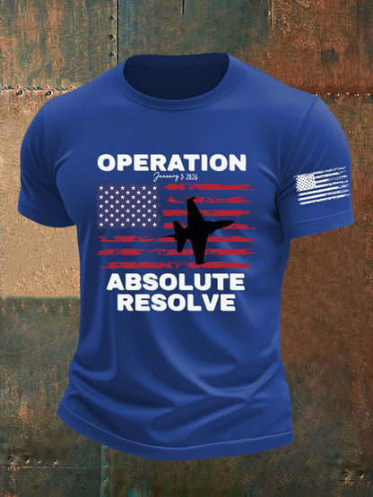 Men's Operation Absolute Resolve Printed T-shirt