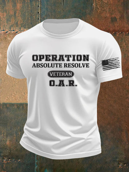 Men's Operation Absolute Resolve Printed T-shirt