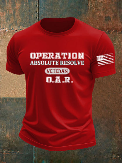 Men's Operation Absolute Resolve Printed T-shirt