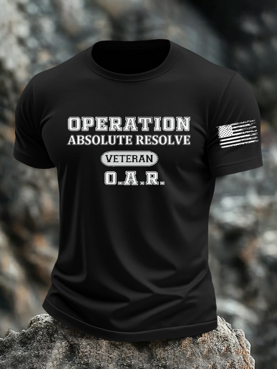 Men's Operation Absolute Resolve Printed T-shirt